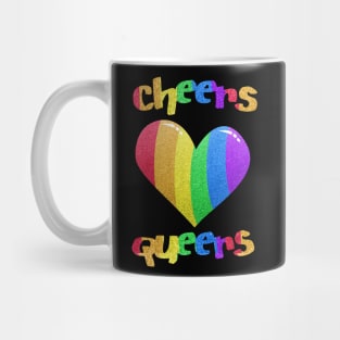 Cheers Queers Rainbow Mug